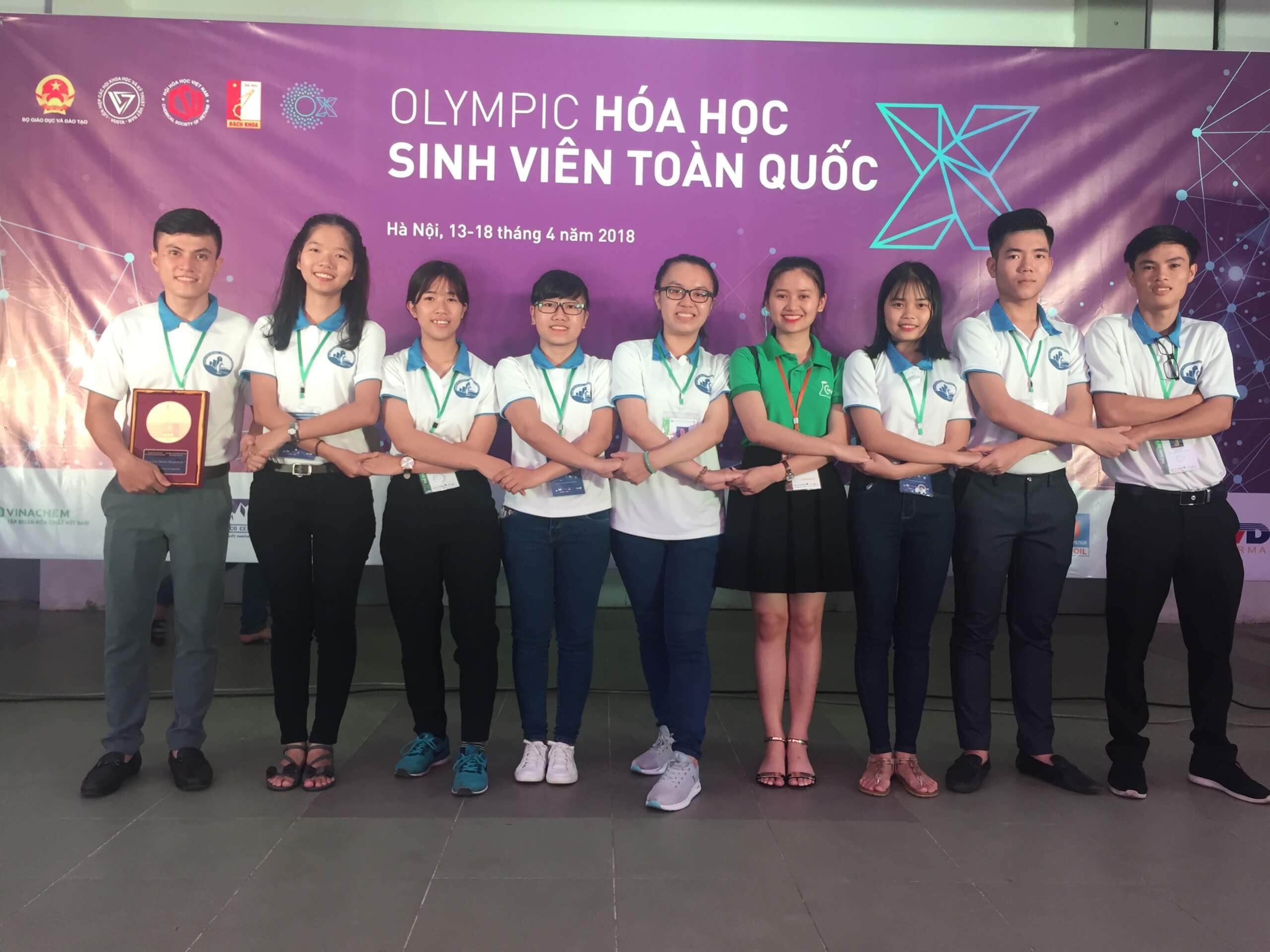 Sinh viên ngành Hoá học đạt nhiều giải cao tại Hội thi Olympic Hoá học lần thứ X
